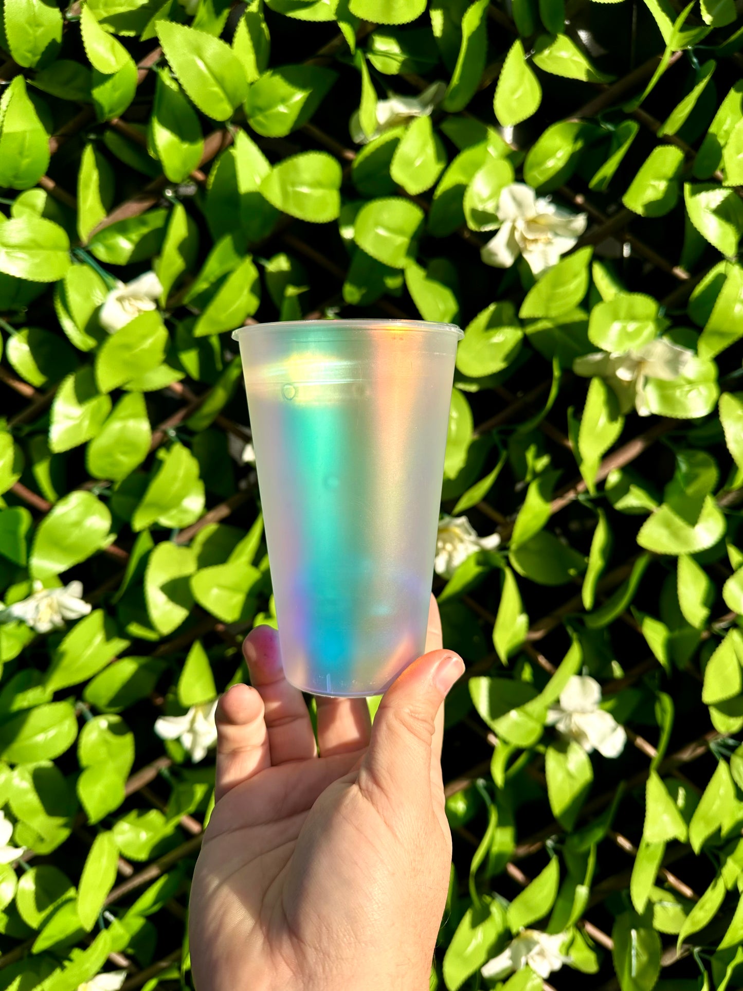 Frost Iridescent Self Watering Pots