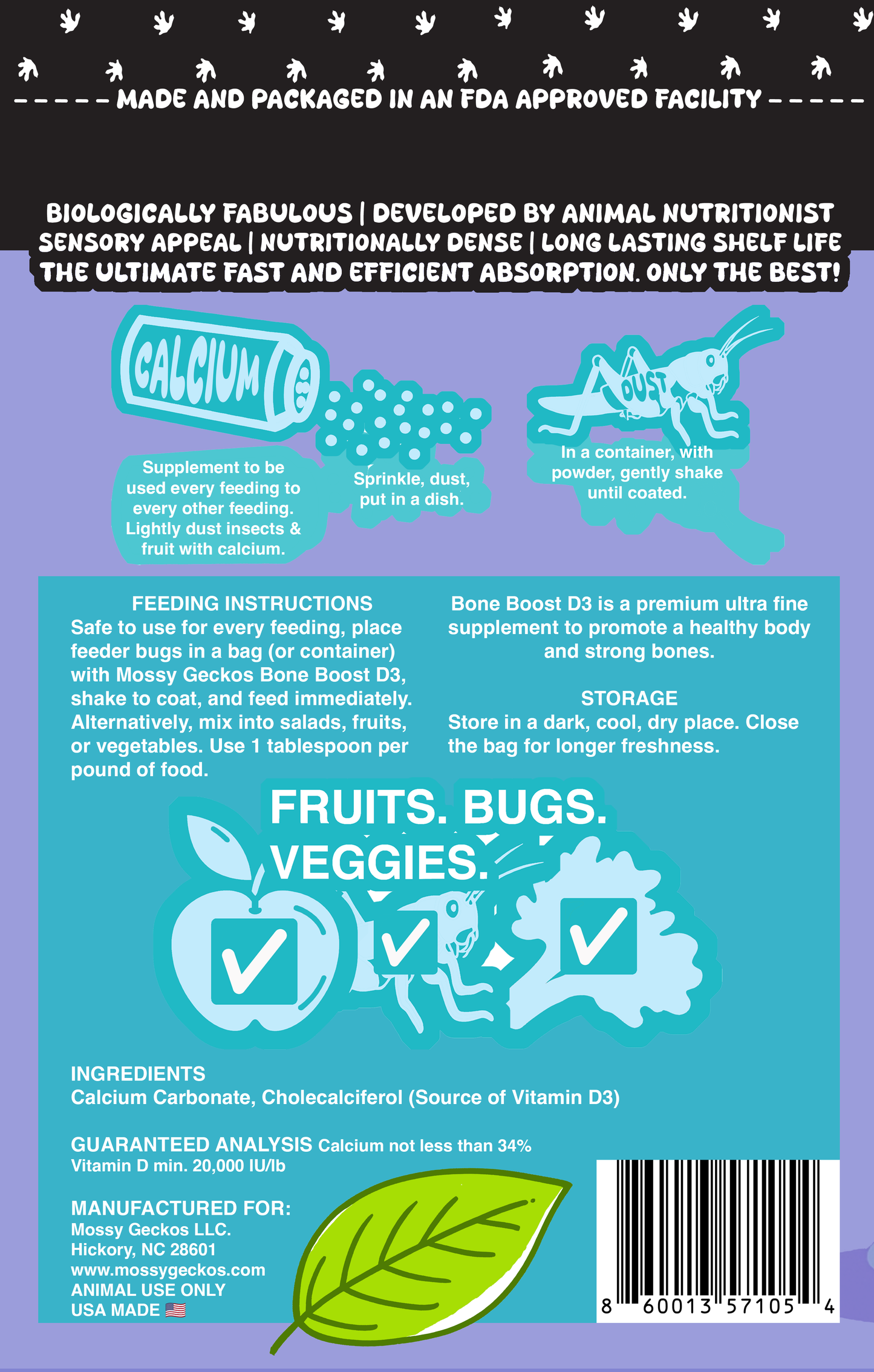 4 Pack of Supplements