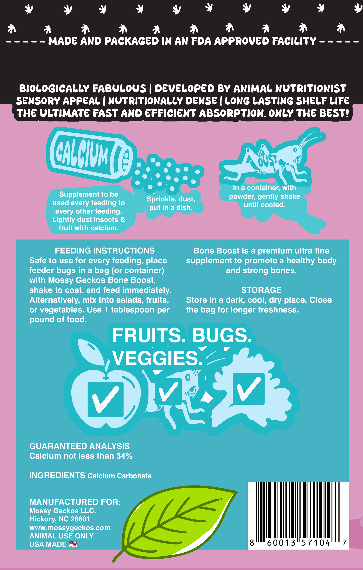 8 Pack Mossy Geckos Protocol