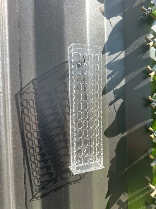 Acrylic Stackable Moss Pole Wide Hole Front