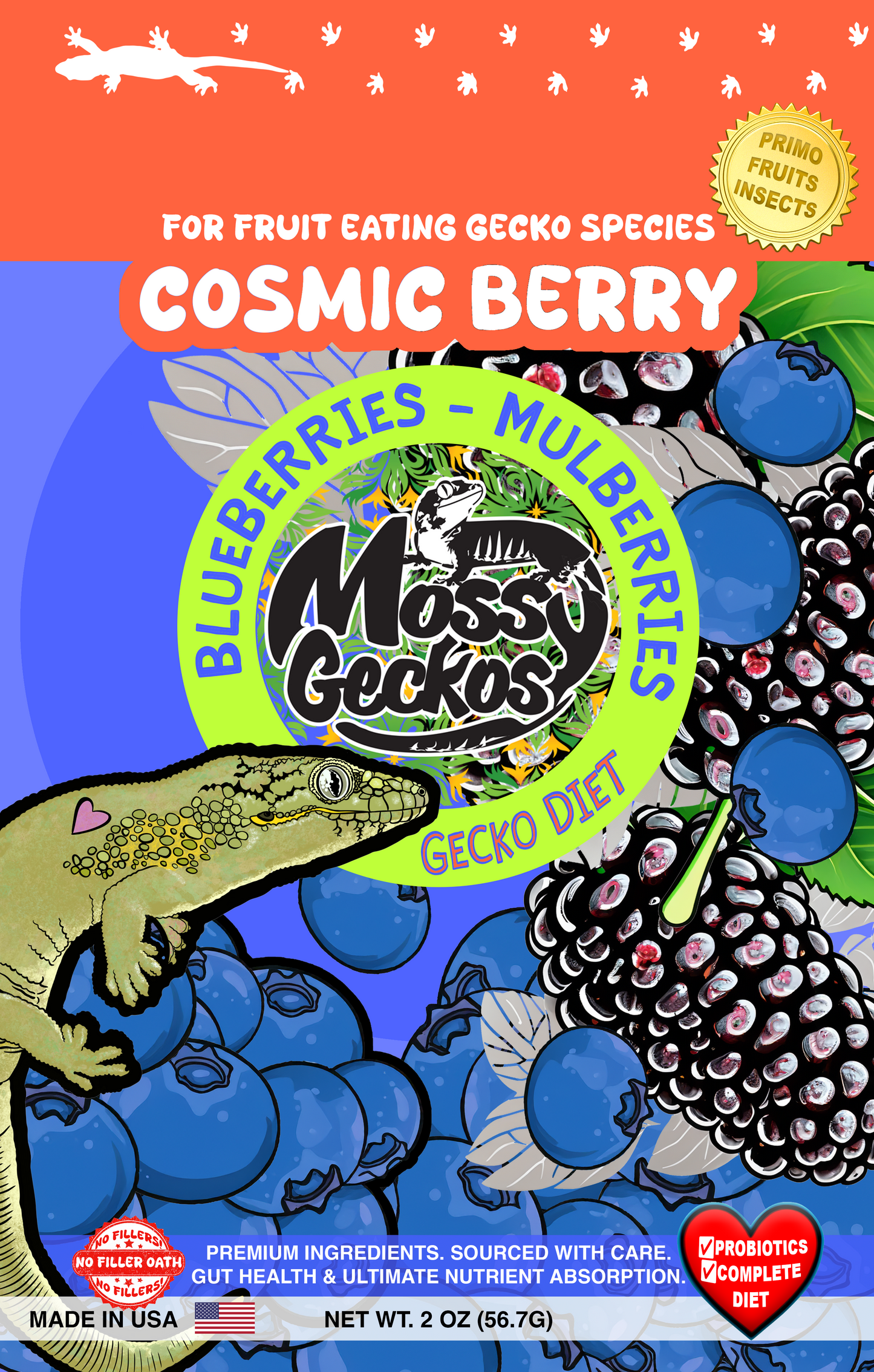 Cosmic Berry Gecko Diet