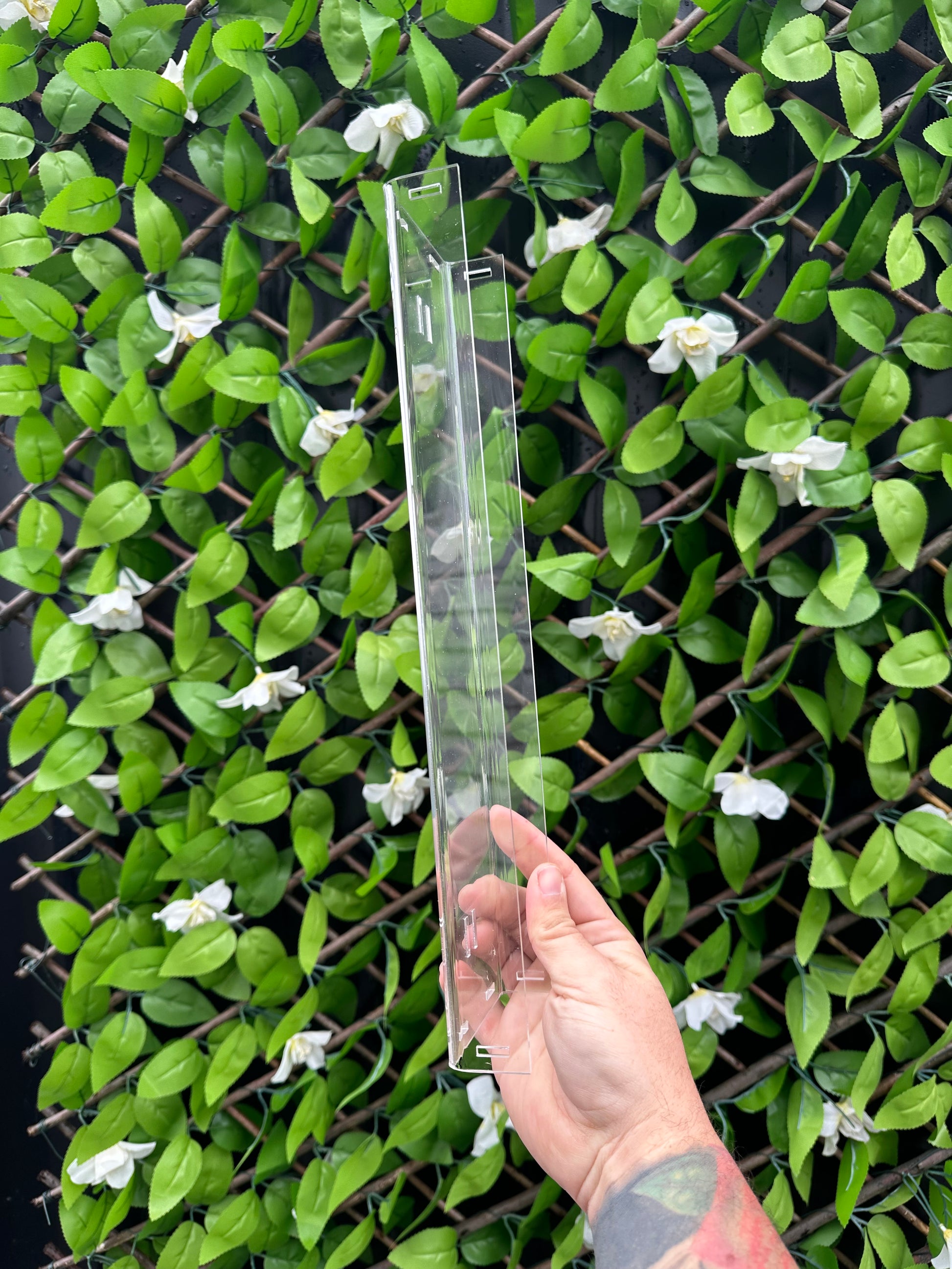 clear moss pole Open Acrylic Stackable U Moss Poles – Maddwoods