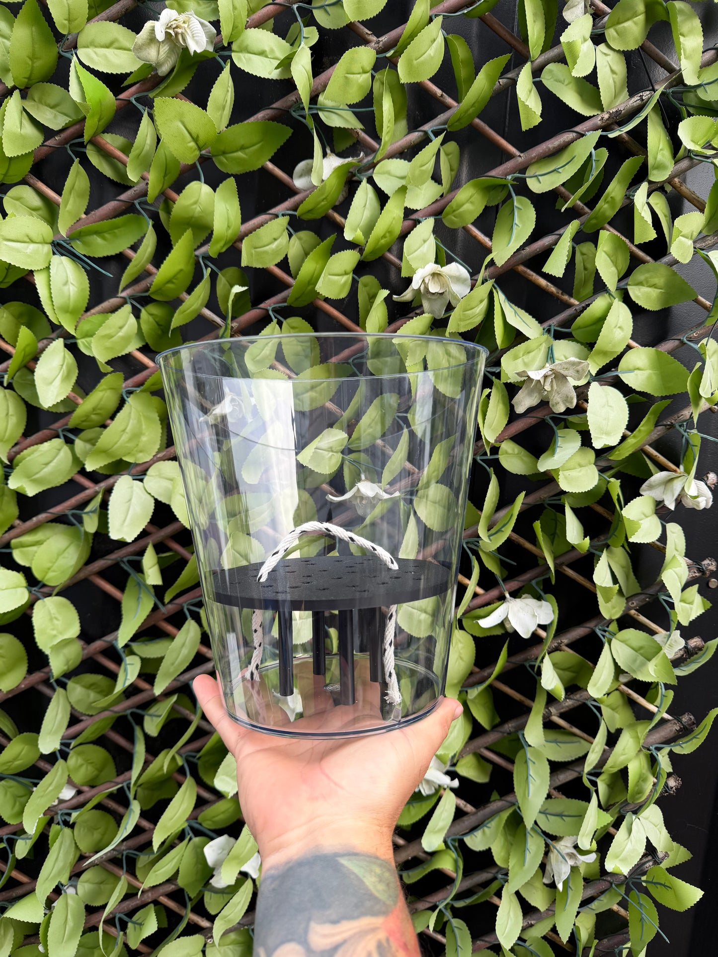 XXL Clear Self Watering Pot