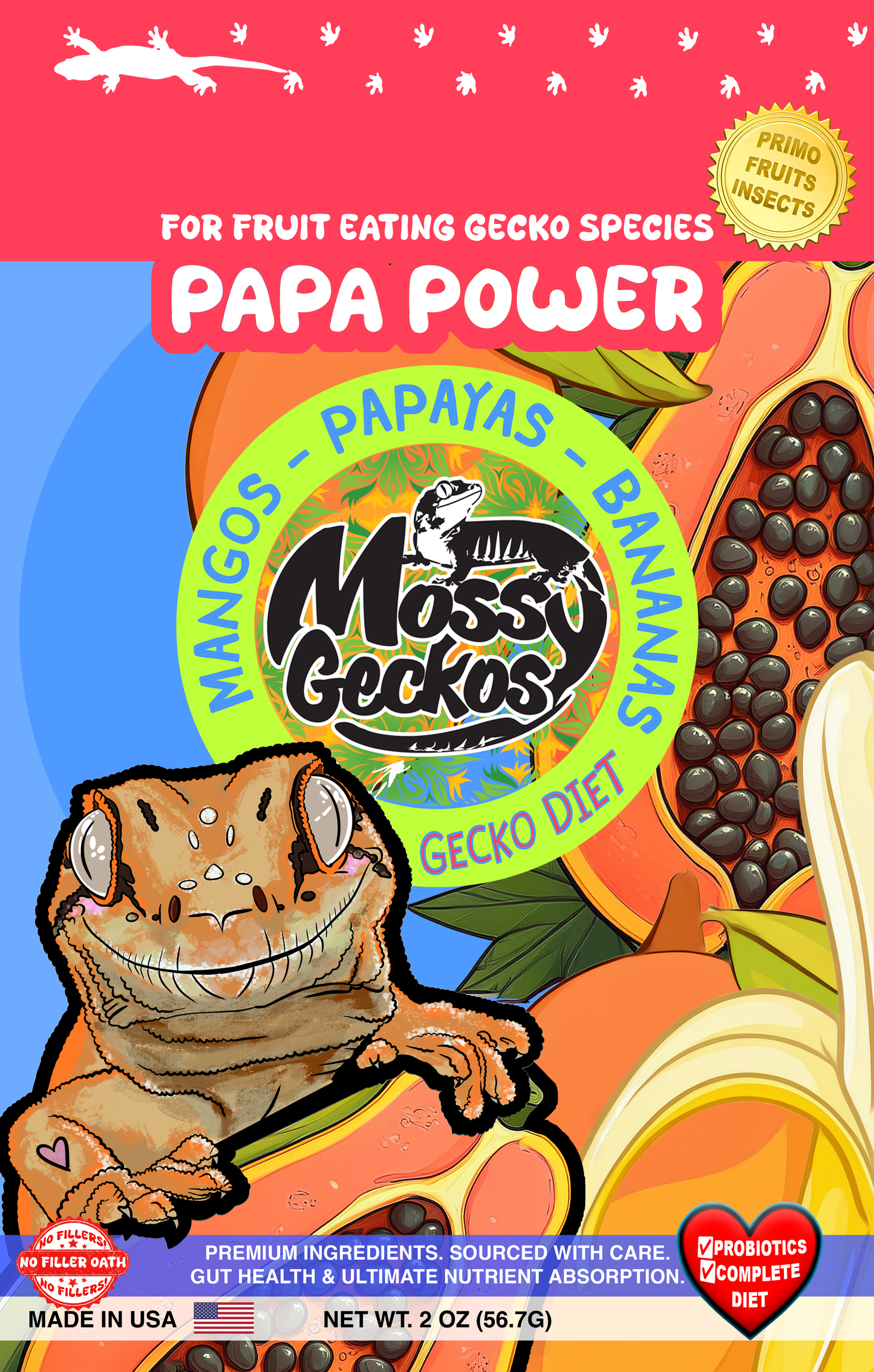 Papa Power Gecko Diet