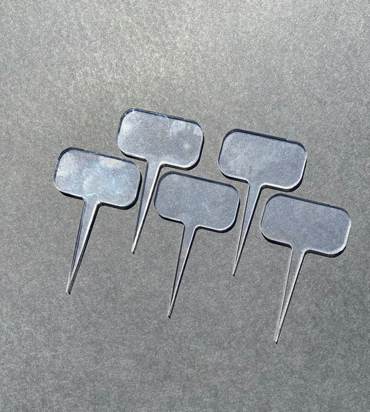 Wide Plant Tags Write your Own - Maddwoods